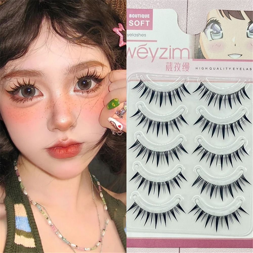 Eyelash Extension Japanese - Paquete de 5 Pares de Pestañas