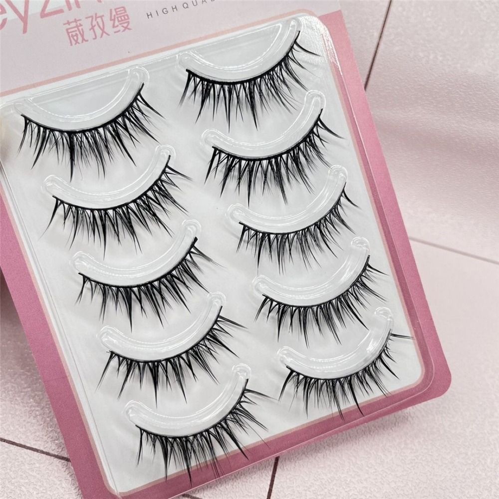 Paquete de 5 Pares de Pestañas - Eyelash Extension Japanese reseña y precio