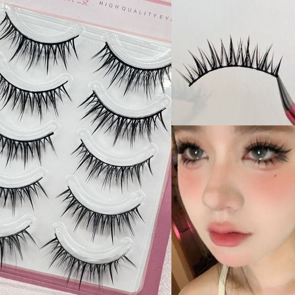 Paquete de 5 Pares de Pestañas - Eyelash Extension Japanese reseña y precio