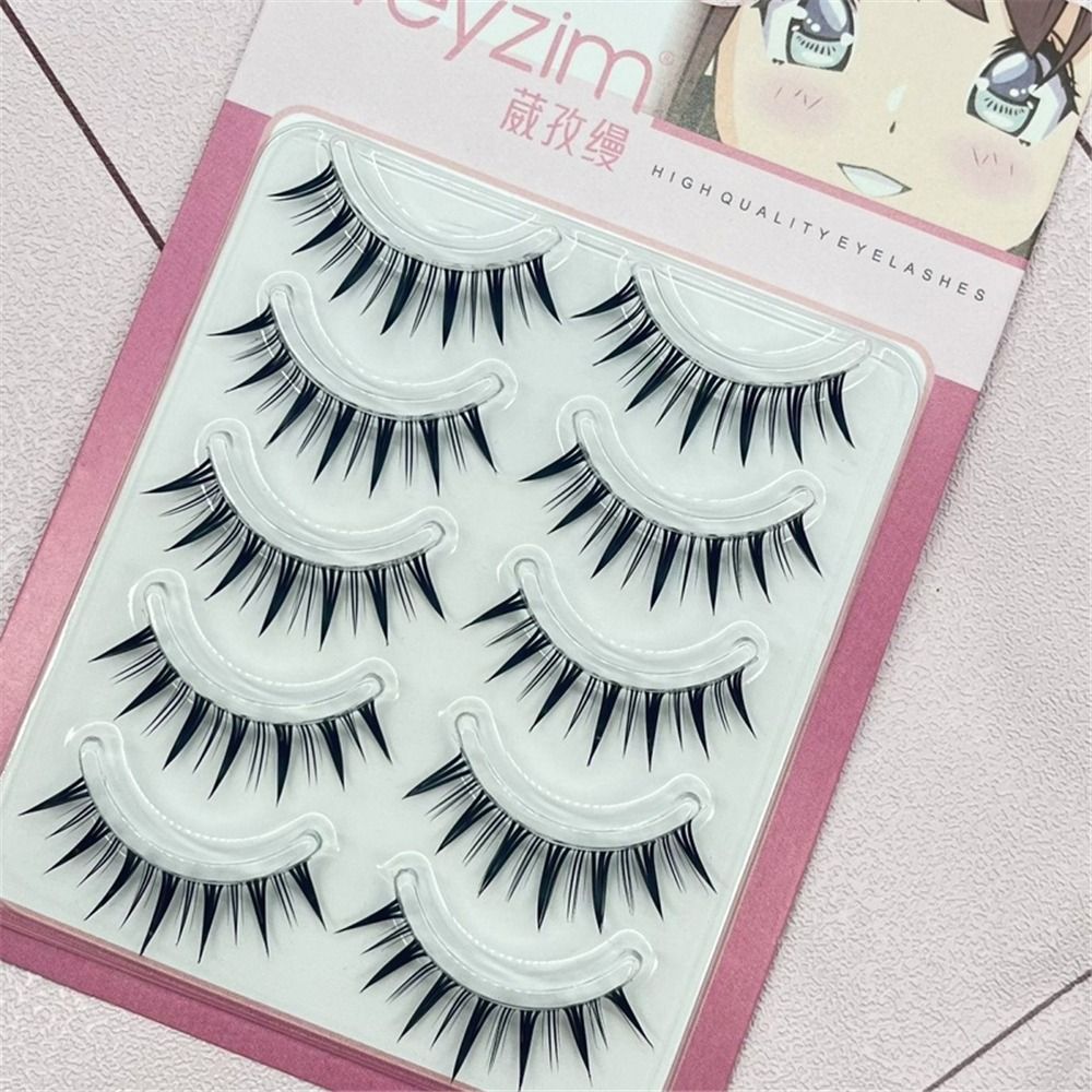 Paquete de 5 Pares de Pestañas - Eyelash Extension Japanese reseña y precio