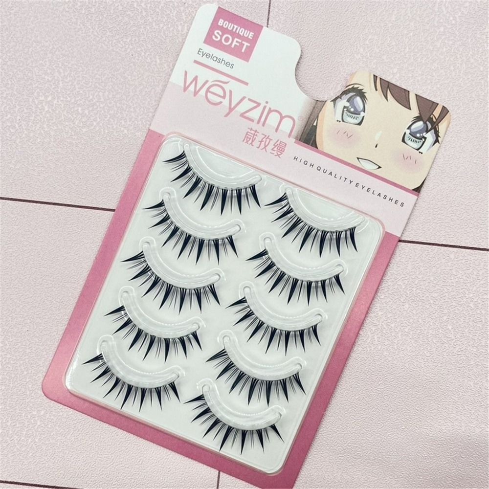 Paquete de 5 Pares de Pestañas - Eyelash Extension Japanese reseña y precio