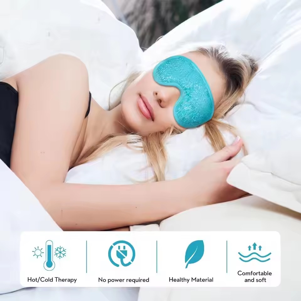 Máscara para ojos, compresa fr - Under Eye Gel reseña y precio