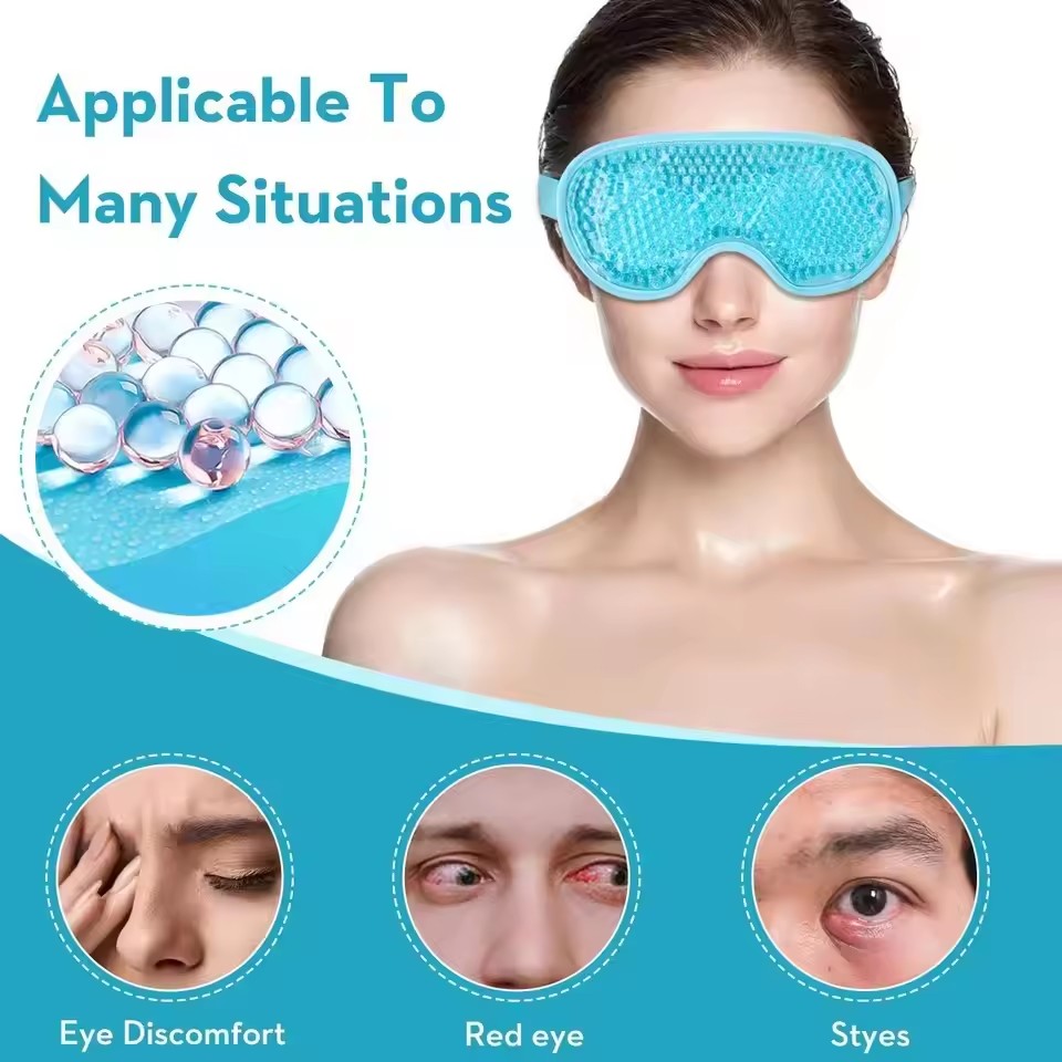 Máscara para ojos, compresa fr - Under Eye Gel reseña y precio